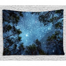 Wall Hanging Wall Galaxy Tapestry Milky Way Map Starry Sky Tapestry Blanket Home Room Wall Decor Colour:Galaxy tree Size:150X200cm   